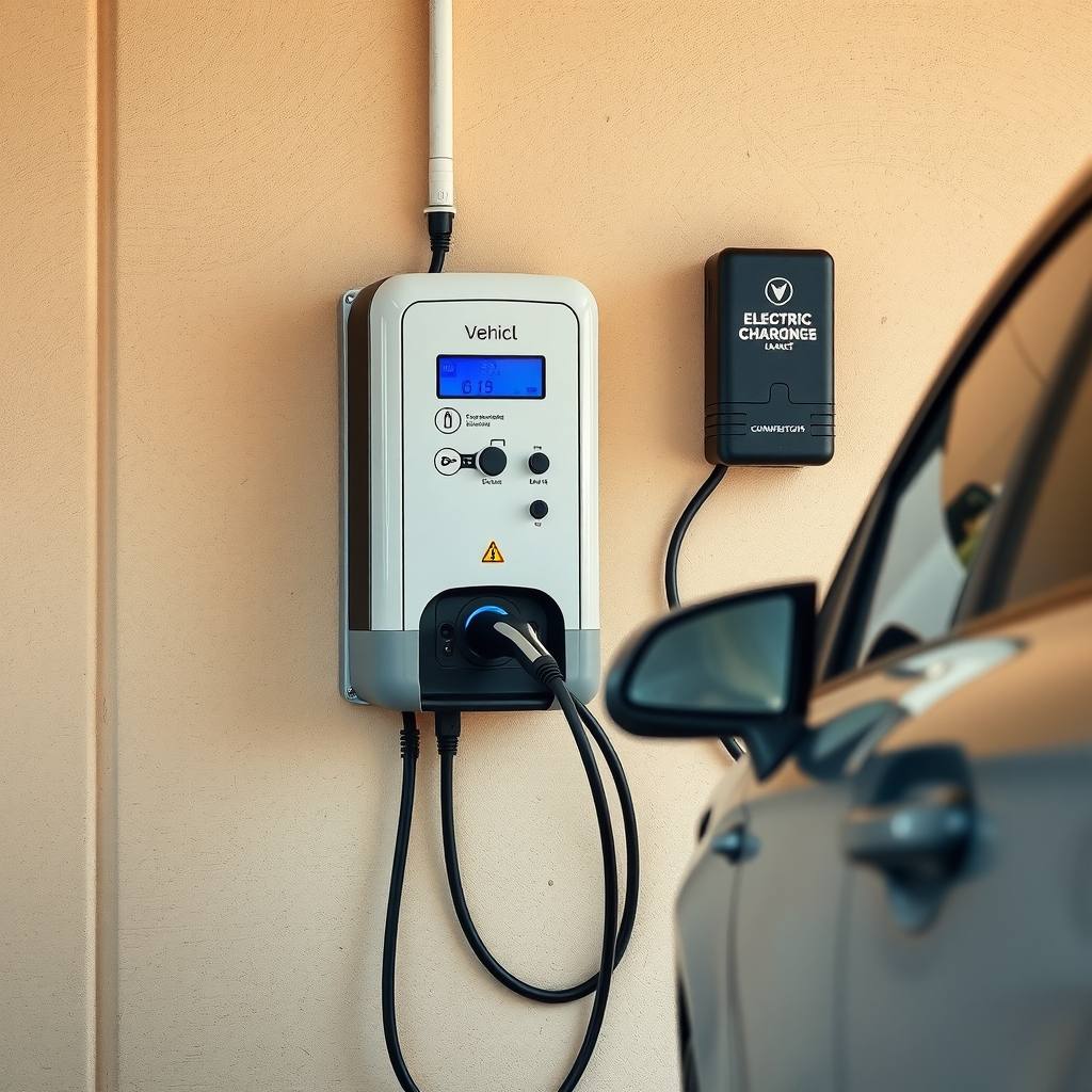 installation de borne de recharge à Marseille (illustration)